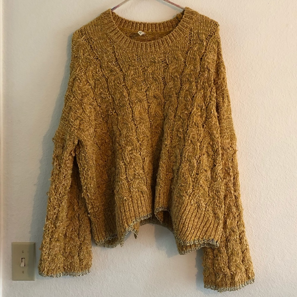 Raga LA nubby metallic thread sweater